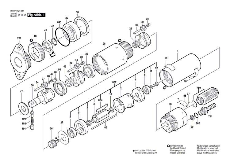 New Genuine Bosch 3600101012 Spacer Ring