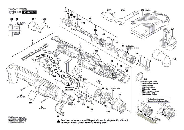 New Genuine Bosch 3600106023 Ring