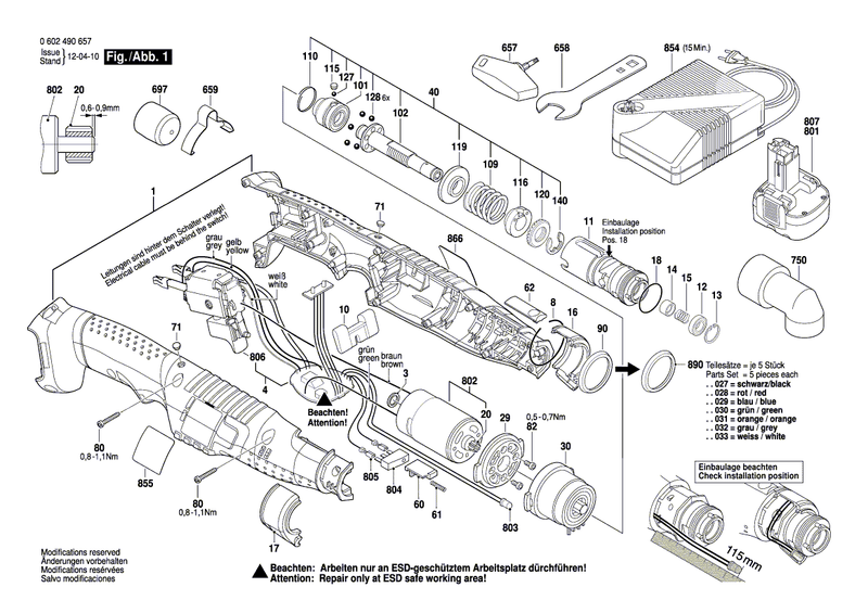 New Genuine Bosch 3600106026 Ring