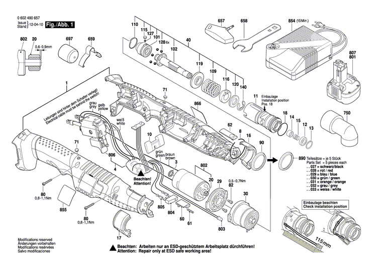 New Genuine Bosch 3600106026 Ring