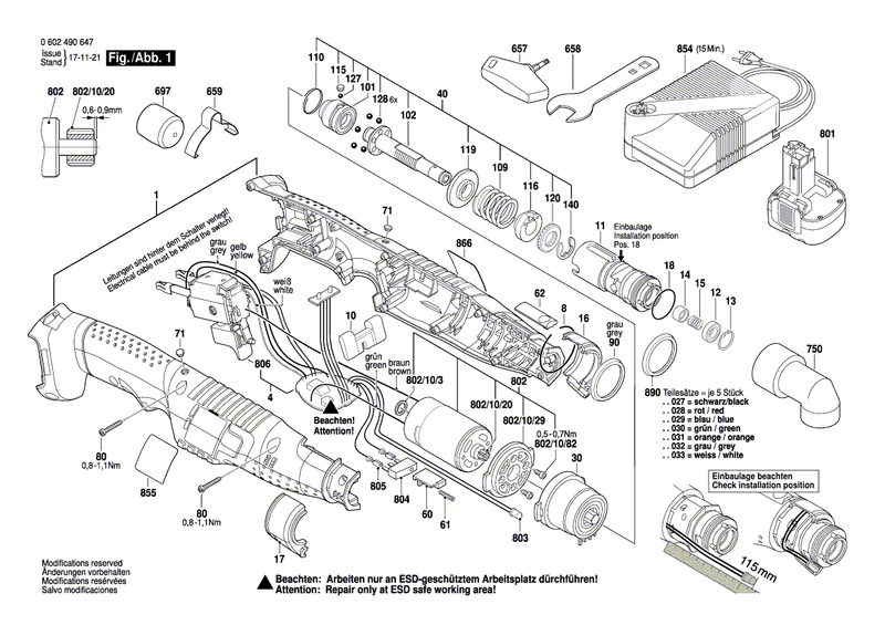 New Genuine Bosch 3600134014 Setting Ring