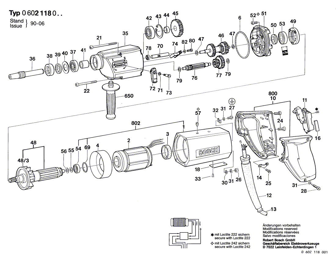 New Genuine Bosch 3600150006 Spring Washer
