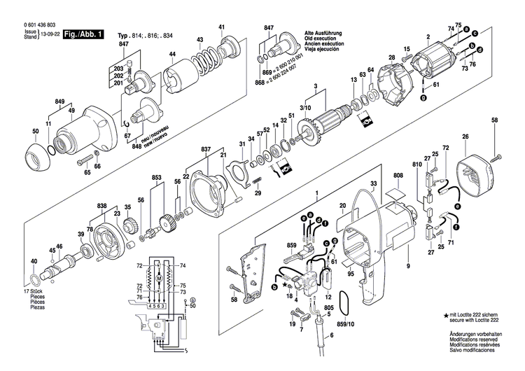 New Genuine Bosch 3600190003 Supporting Disc