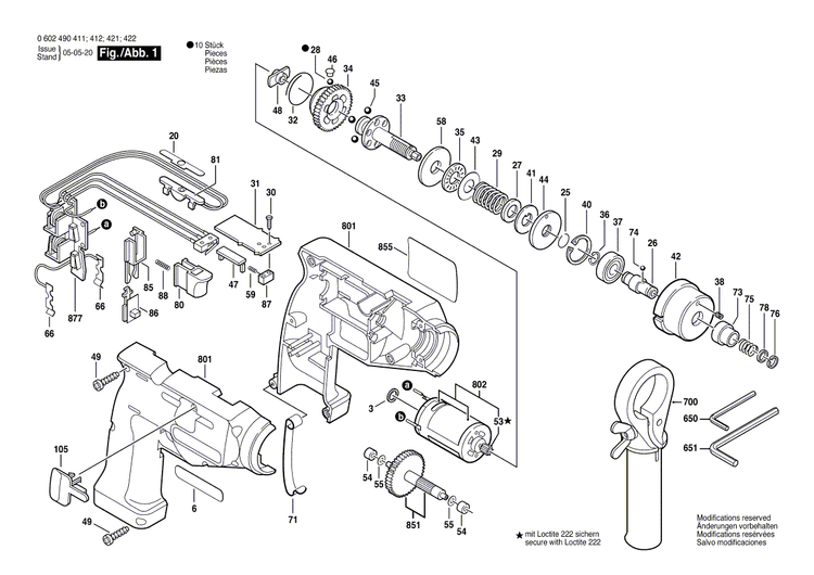 New Genuine Bosch 3600200043 Locating Ring