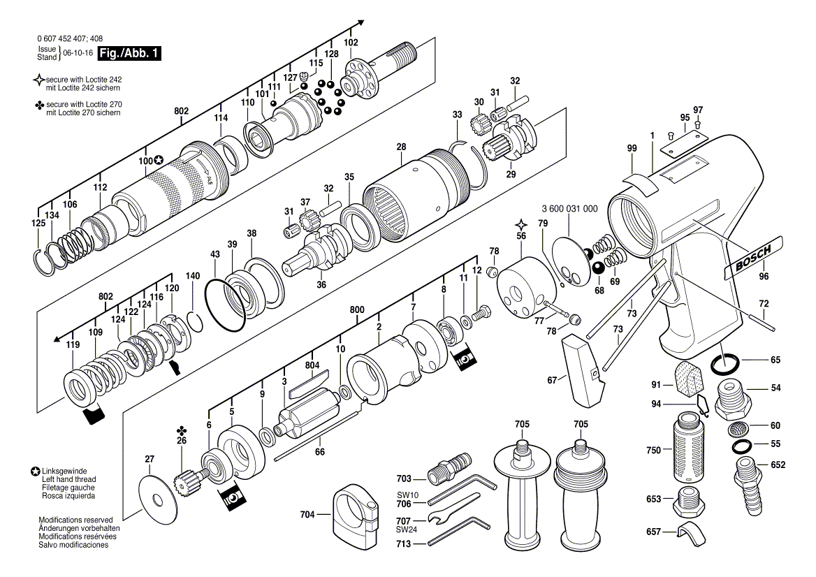 New Genuine Bosch 3600202004 Spacer Ring