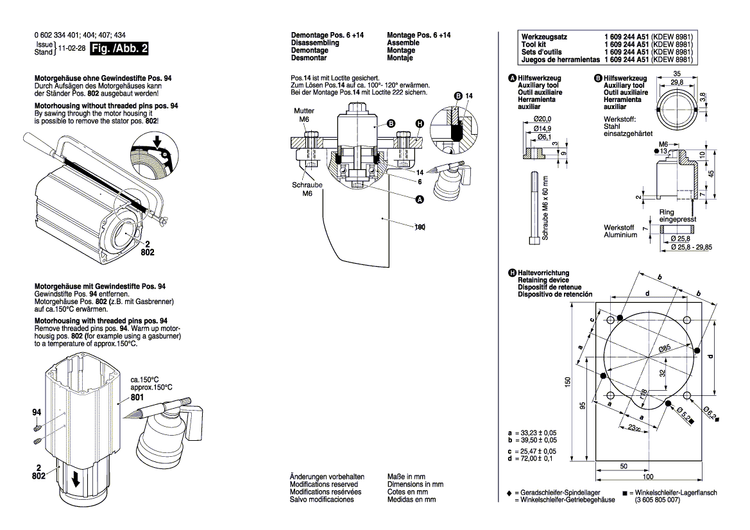 New Genuine Bosch 3600205002 Felt Washer