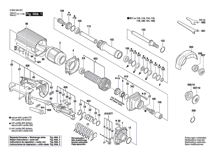 New Genuine Bosch 3600209008 Air-Deflector Ring