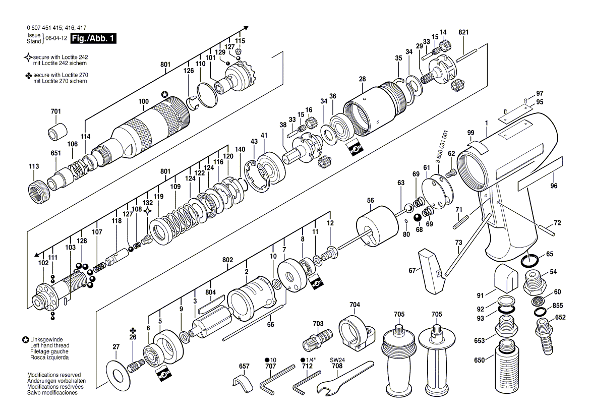 New Genuine Bosch 3600210009 O-Ring
