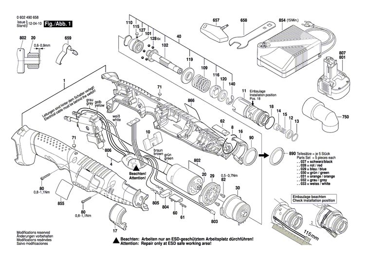 New Genuine Bosch 3600210012 O-Ring
