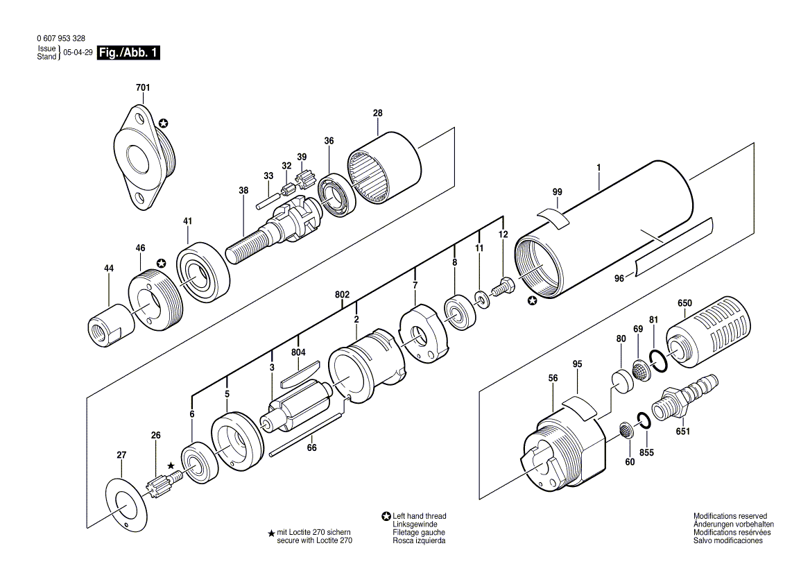 New Genuine Bosch 3600210081 O-Ring