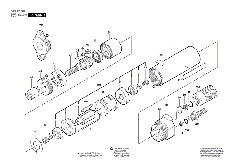 New Genuine Bosch 3600210081 O-Ring