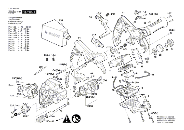 New Genuine Bosch 3600210136 O-Ring