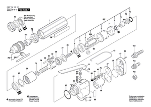 New Genuine Bosch 3600211001 Retaining snap ring