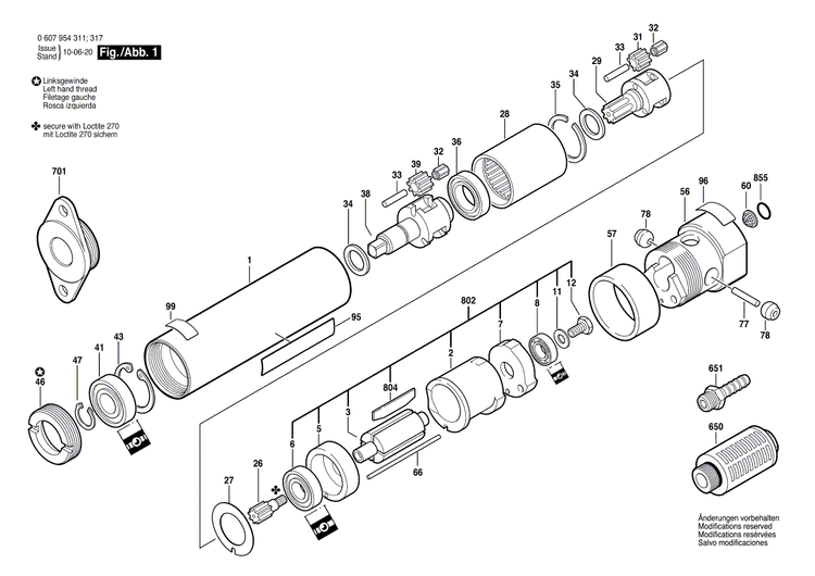 New Genuine Bosch 3600224002 Retaining ring