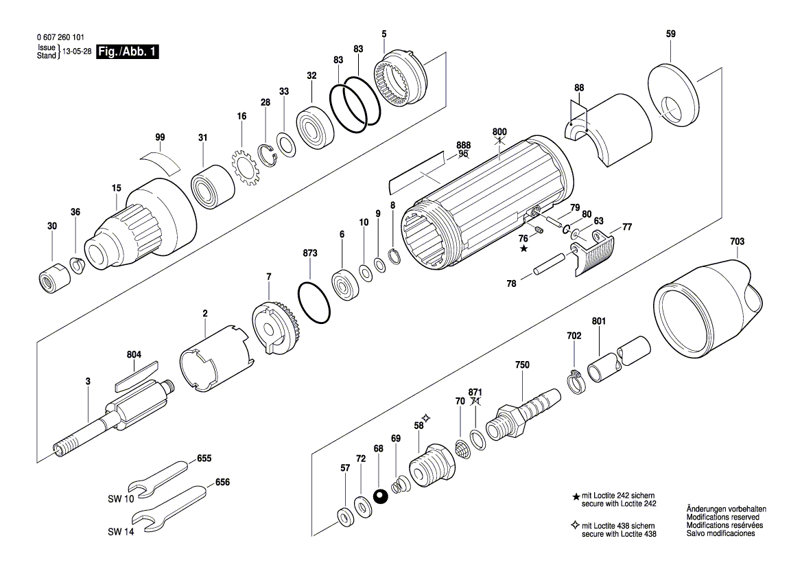 New Genuine Bosch 3600224021 Collet