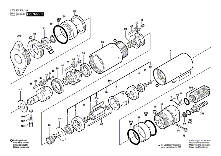 New Genuine Bosch 3600283010 Radial Seal