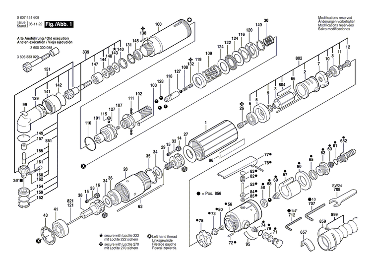 New Genuine Bosch 3600290003 Intermediate Piece