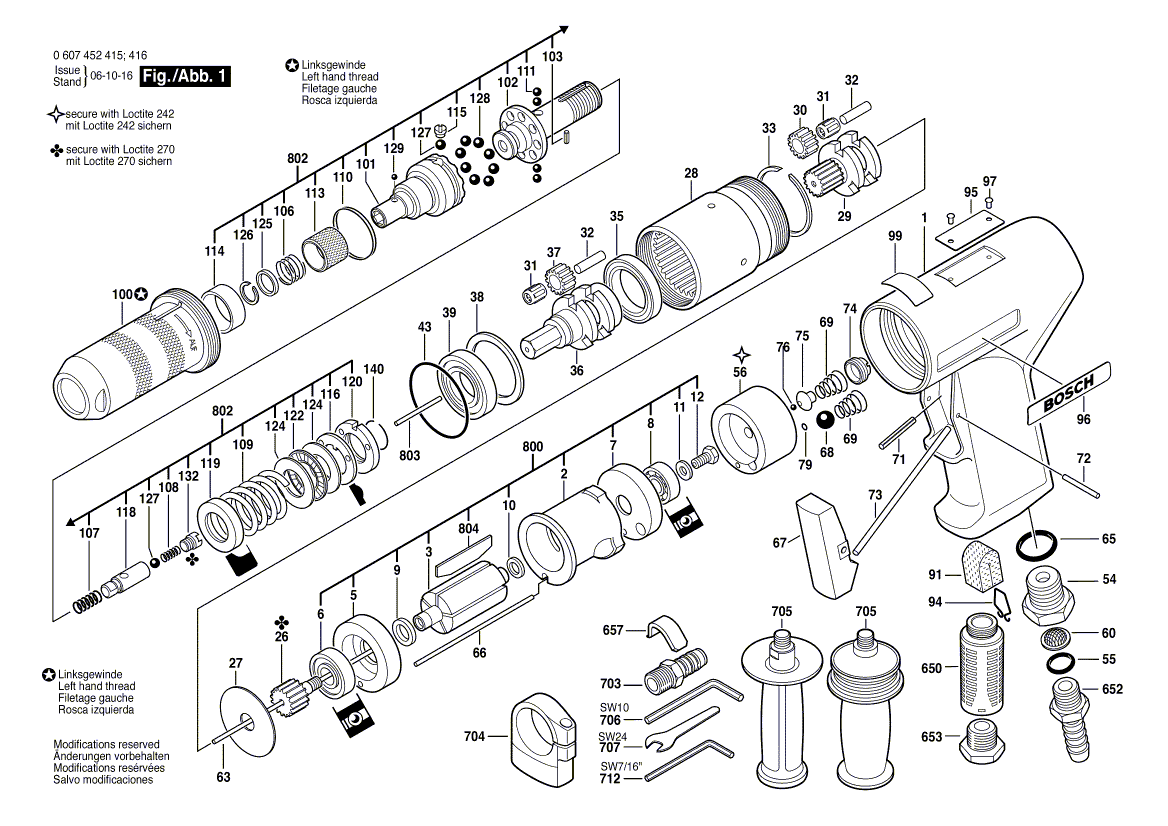 New Genuine Bosch 3600311016 Clamping Sleeve