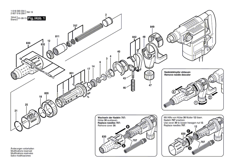 New Genuine Bosch 3600323001 Stop Sleeve