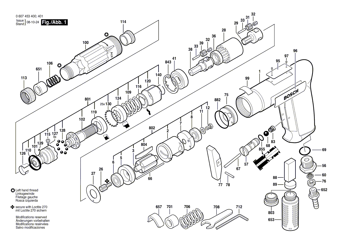 New Genuine Bosch 3600364005 Guide Sleeve