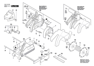 New Genuine Bosch 3600390023 Clamping-Flange
