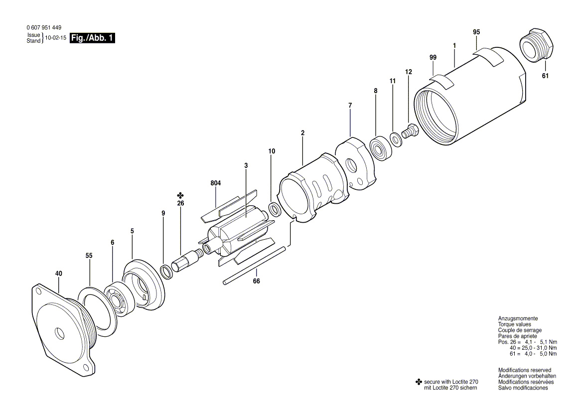 New Genuine Bosch 3600390040 Flange