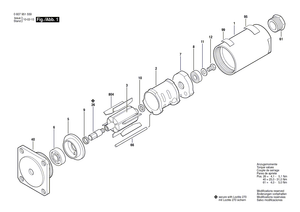 New Genuine Bosch 3600390043 Flange