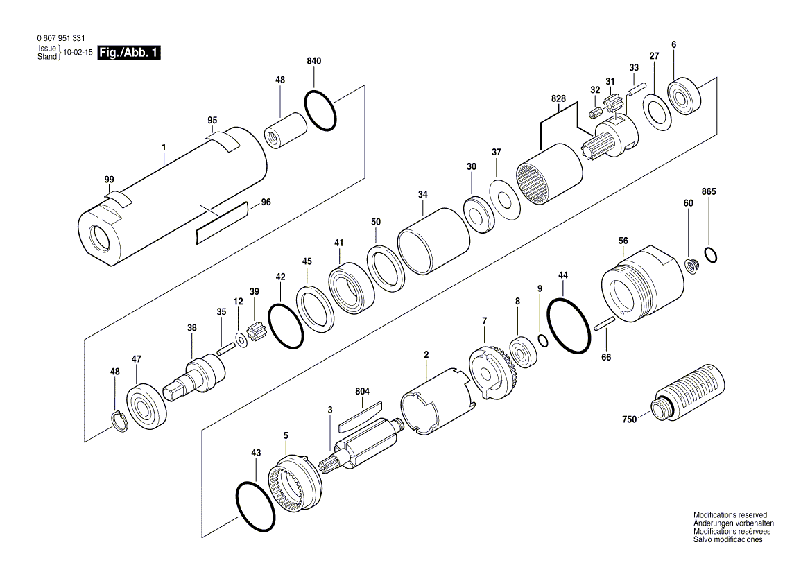 New Genuine Bosch 3600400008 Retaining snap ring