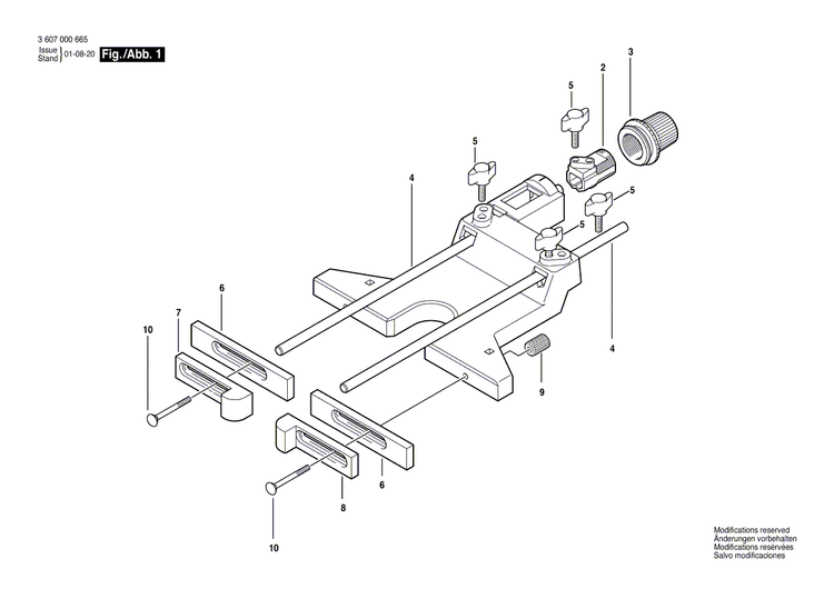New Genuine Bosch 3600400508 Locking Piece