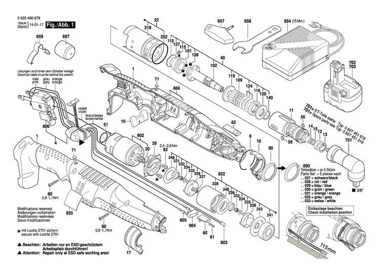 New Genuine Bosch 3600423004 Sleeve