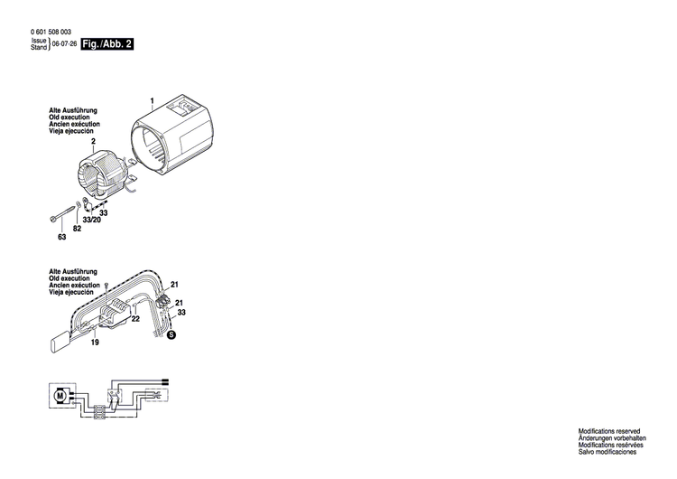 New Genuine Bosch 3600502001 Plug