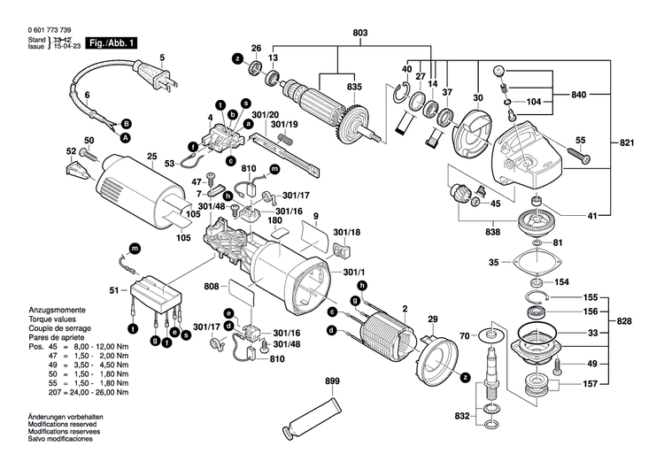 New Genuine Bosch 3600508039 Plug