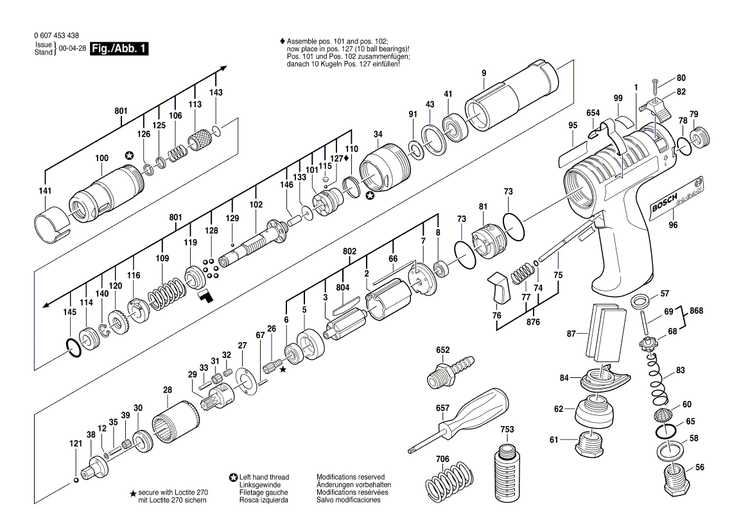 New Genuine Bosch 3600700050 Intermediate housing