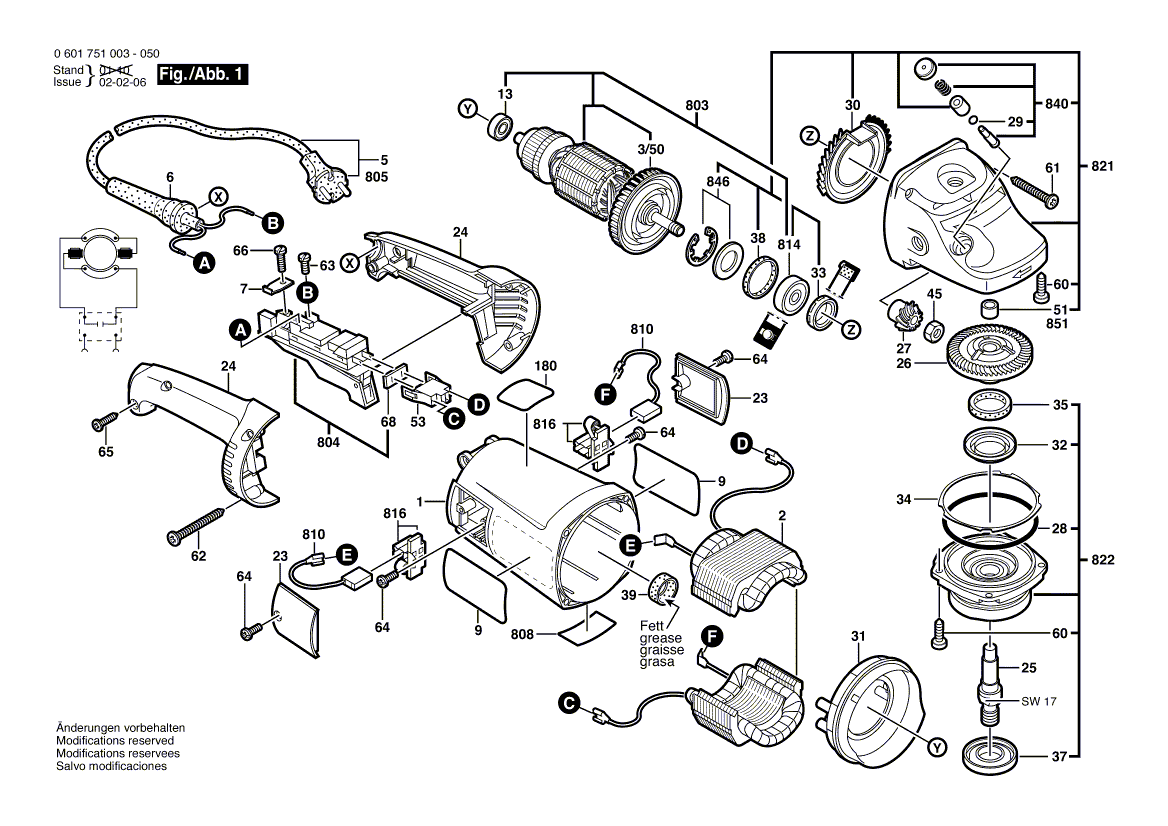 New Genuine Bosch 3600703003 Grommet