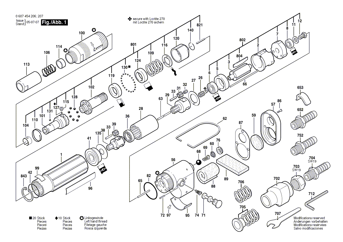 New Genuine Bosch 3600760022 Motor Housing