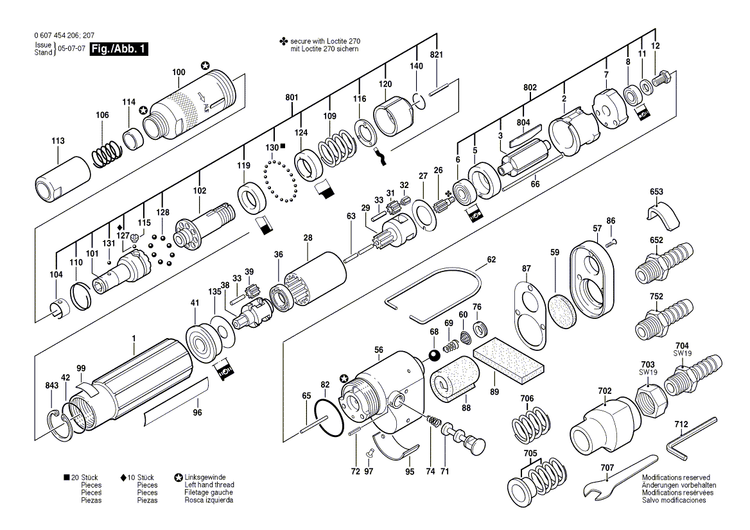 New Genuine Bosch 3600760022 Motor Housing