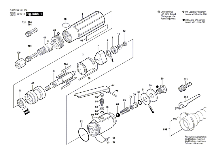 New Genuine Bosch 3600760026 Motor Housing
