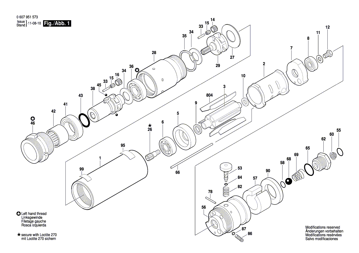 New Genuine Bosch 3600760114 Motor Housing