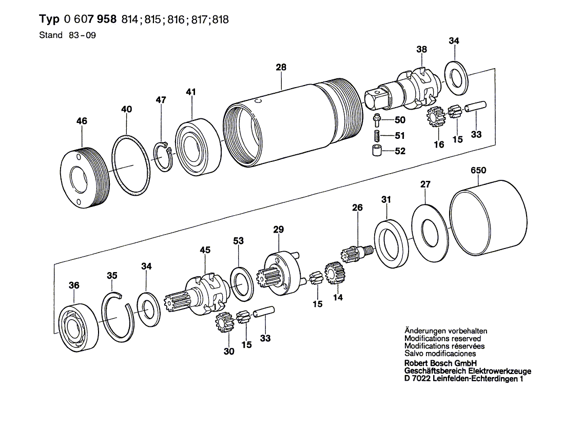 New Genuine Bosch 3600905027 groove ball bearing