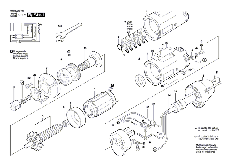 New Genuine Bosch 3600905032 groove ball bearing
