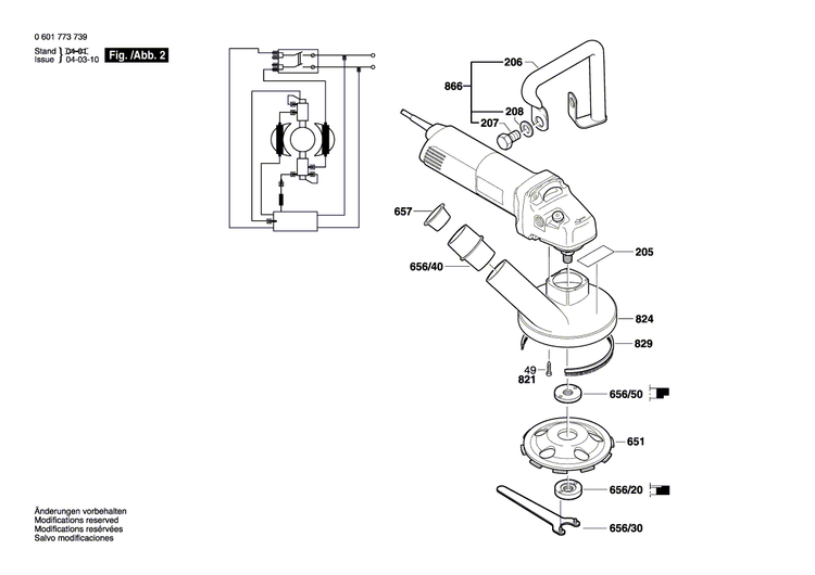 New Genuine Bosch 3600913010 Distance Pipe