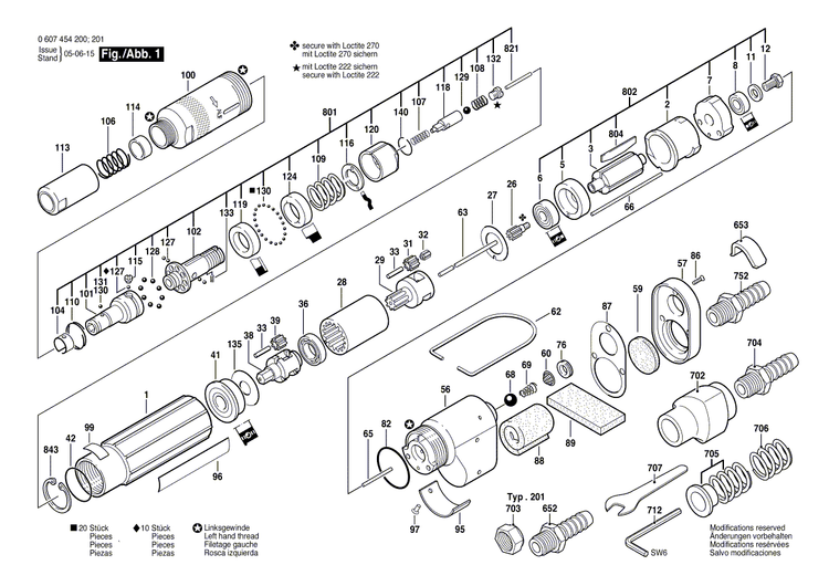 New Genuine Bosch 3601010002 Silencer
