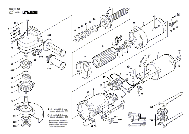 New Genuine Bosch 3601103000 Sticker