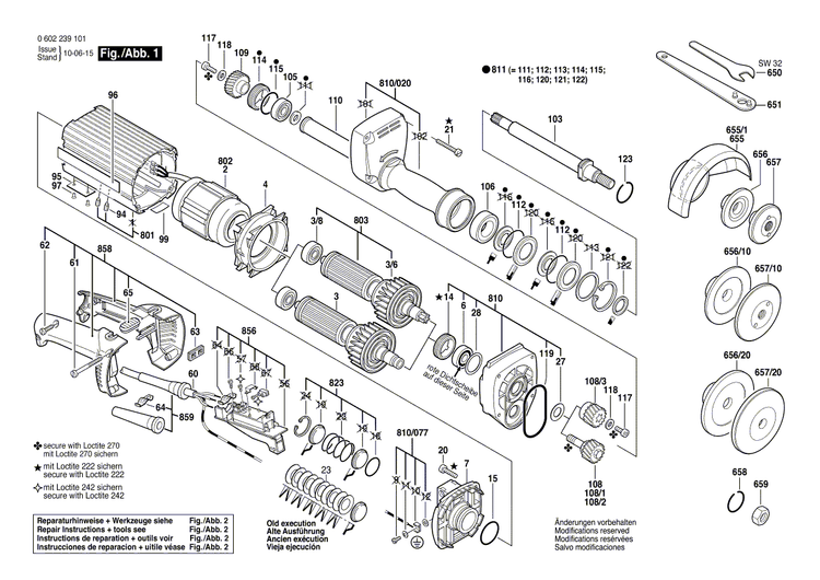 New Genuine Bosch 3601110047 Manufacturer's nameplate