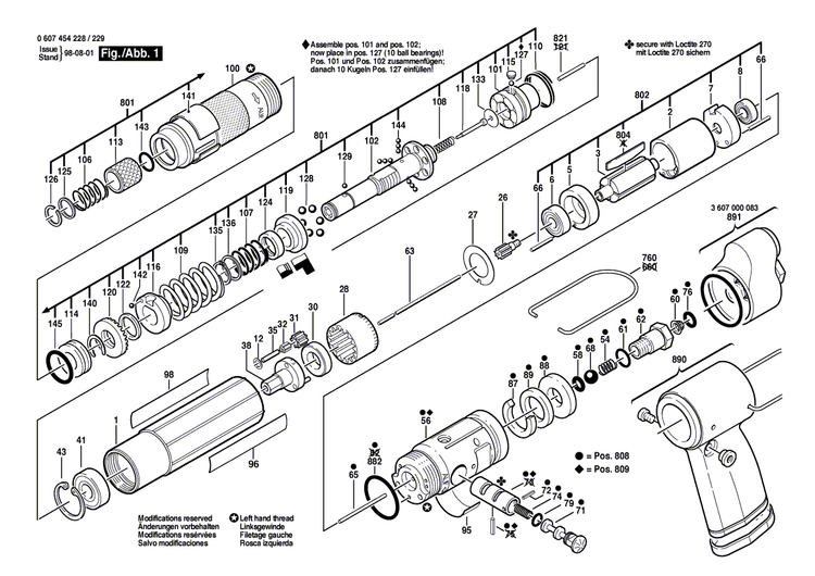 New Genuine Bosch 3601110204 Sticker