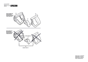 New Genuine Bosch 3601110267 Reference Plate
