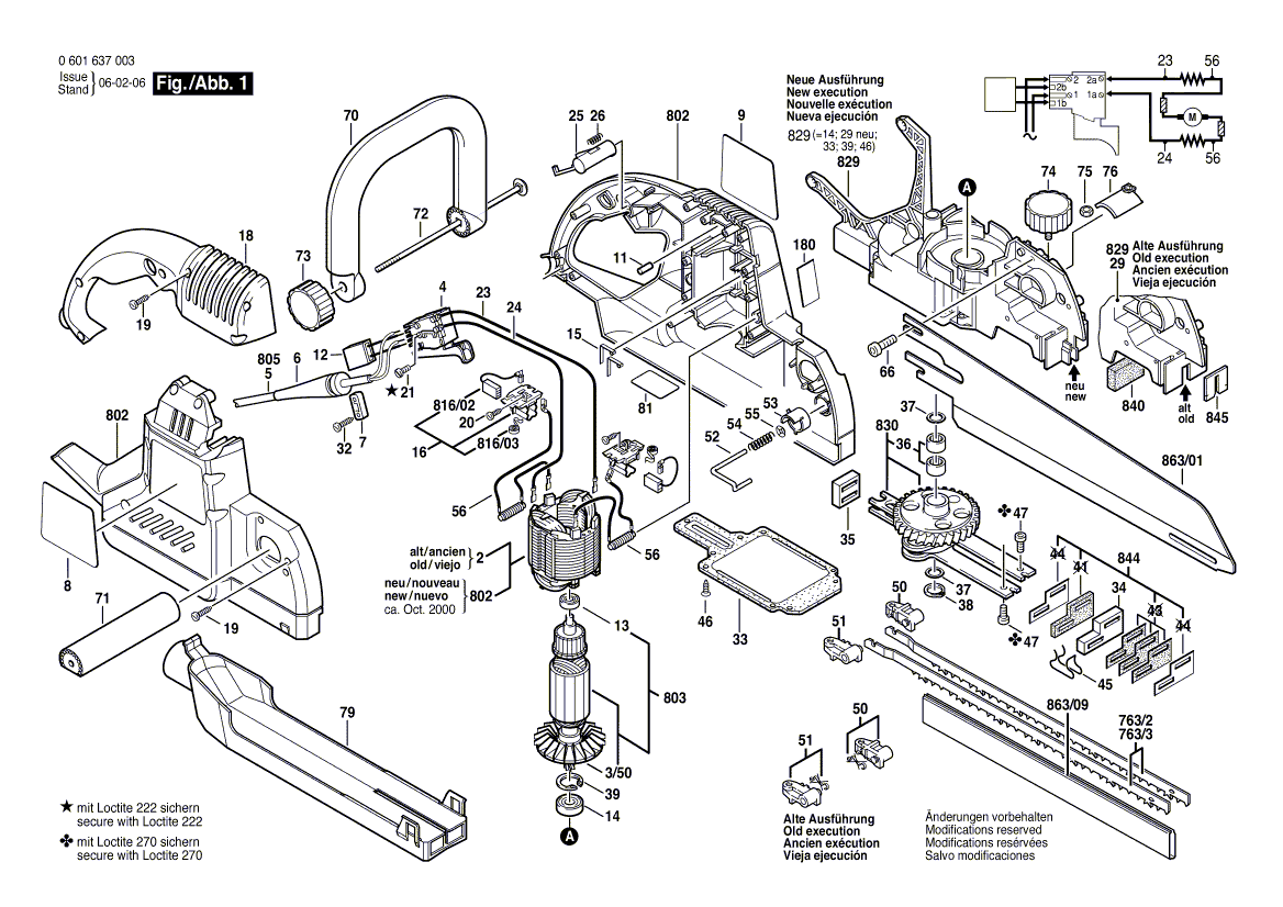 New Genuine Bosch 3601110312 Nameplate