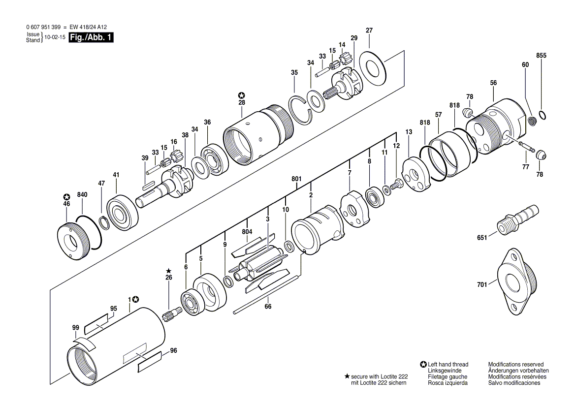 New Genuine Bosch 3601110331 Manufacturer's nameplate
