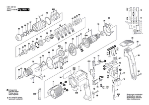 New Genuine Bosch 3601110333 Sticker
