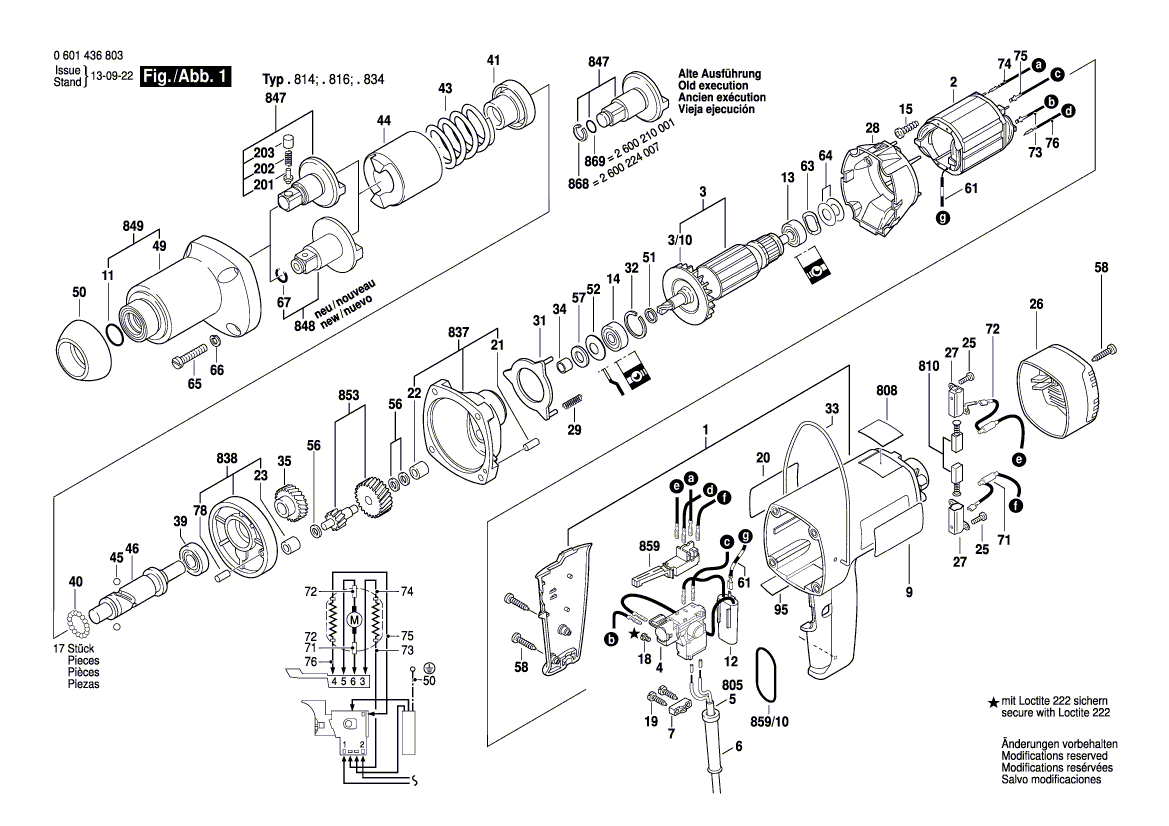 New Genuine Bosch 3601110365 Sticker